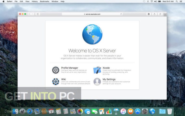 macOS Server 5.2 Free Download GetintoPC