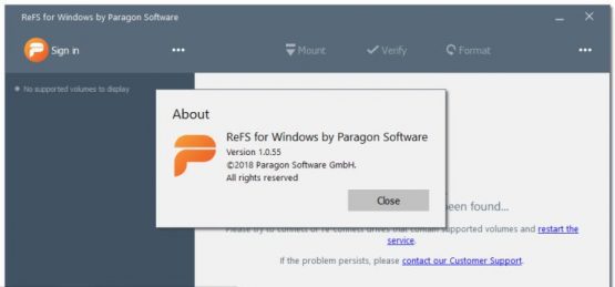 Paragon ReFS for Windows Free Download