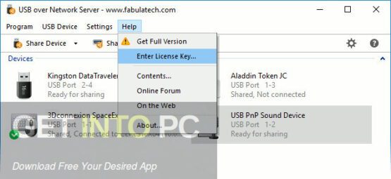 FabulaTech USB over Network 2021 Offline Installer Download