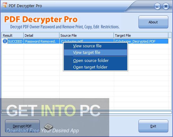 PDF Decrypter Pro 2021 Latest Version Download