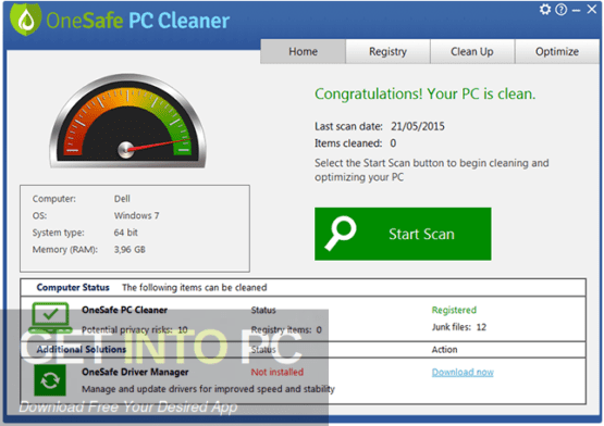 OneSafe PC Cleaner Pro Latest Version Download