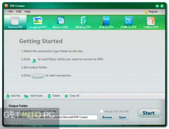 iStonsoft PDF Creator offline Installer Download