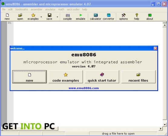 Emu8086 Microprocessor Emulator Offline Installer Download 