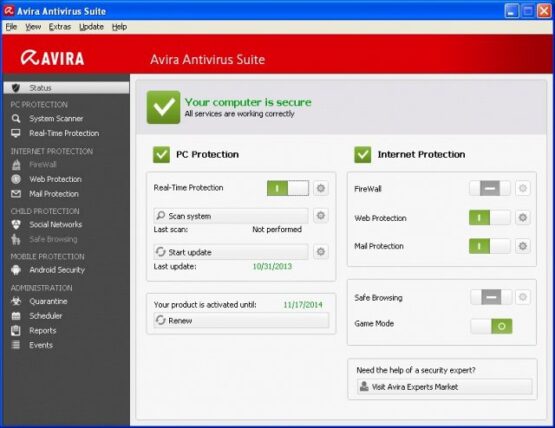 Avira Antivirus Pro 2017 Offline Installer Download