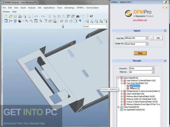 Geometric DFMPro for NX SOLIDWORKS ProE WildFire Creo 2021 Latest Version Download