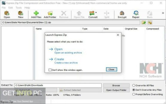 NCH Express Zip Plus 2022 Latest Version Download 