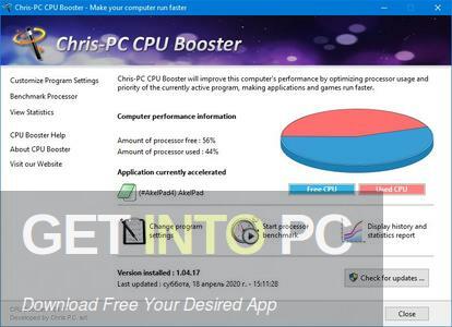 Chris-PC CPU Booster Offline Installer Download