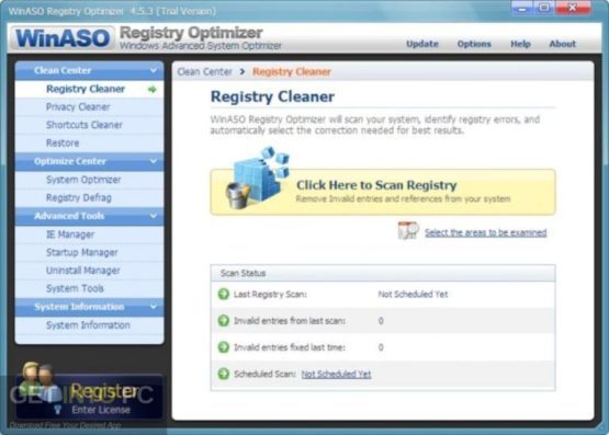 WinASO Registry Optimizer Offline Installer Download