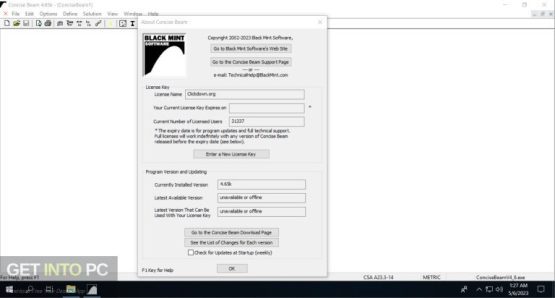 Black Mint Concise Beam 2023 Offline Installer Download
