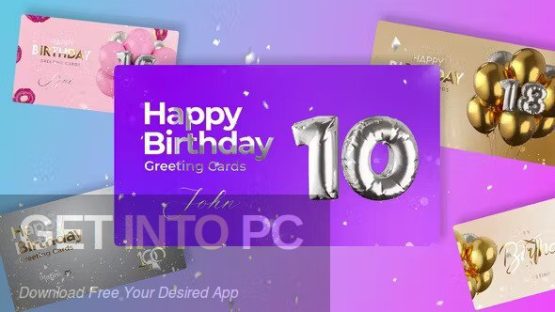 VideoHive – Happy Birthday Greeting Cards [AEP]Free Download