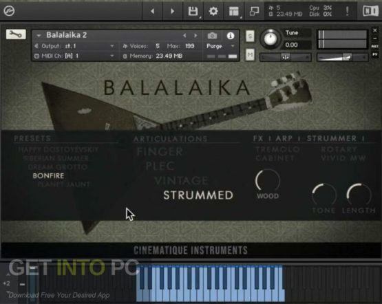 Cinematique Instruments – Balalaika (KONTAKT) Direct Link Download