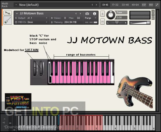 Past to Future Reverbs – JJ Motown Bass (Kontakt) Offline Installer Download