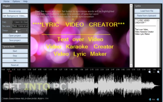 Lyric Video Creator Professional 2025 Direct Link Download