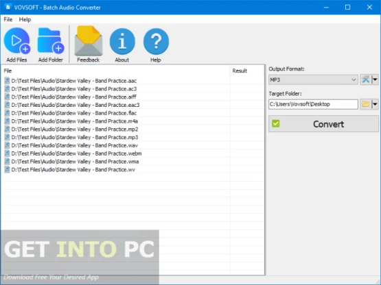 VovSoft Batch Audio Converter 2025 Latest Version Download