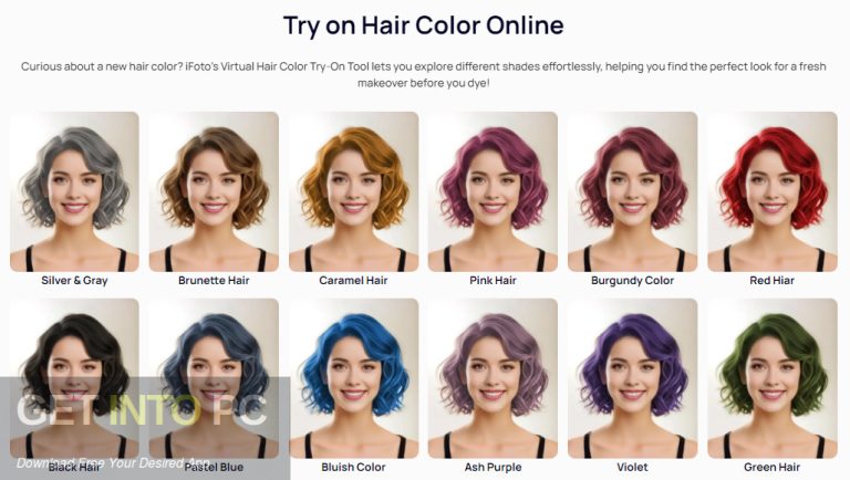 AI Hair Style & Color Changer 2025 Offline Installer Download 