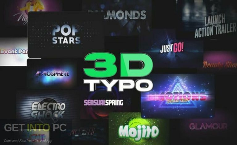 VideoHive – Ultimate 3D Titles Pack [AEP] Direct Link Download